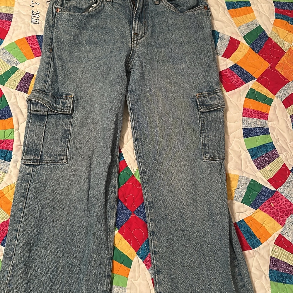 Levi's Light Blue Cargo Jeans